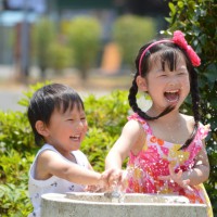水あそび