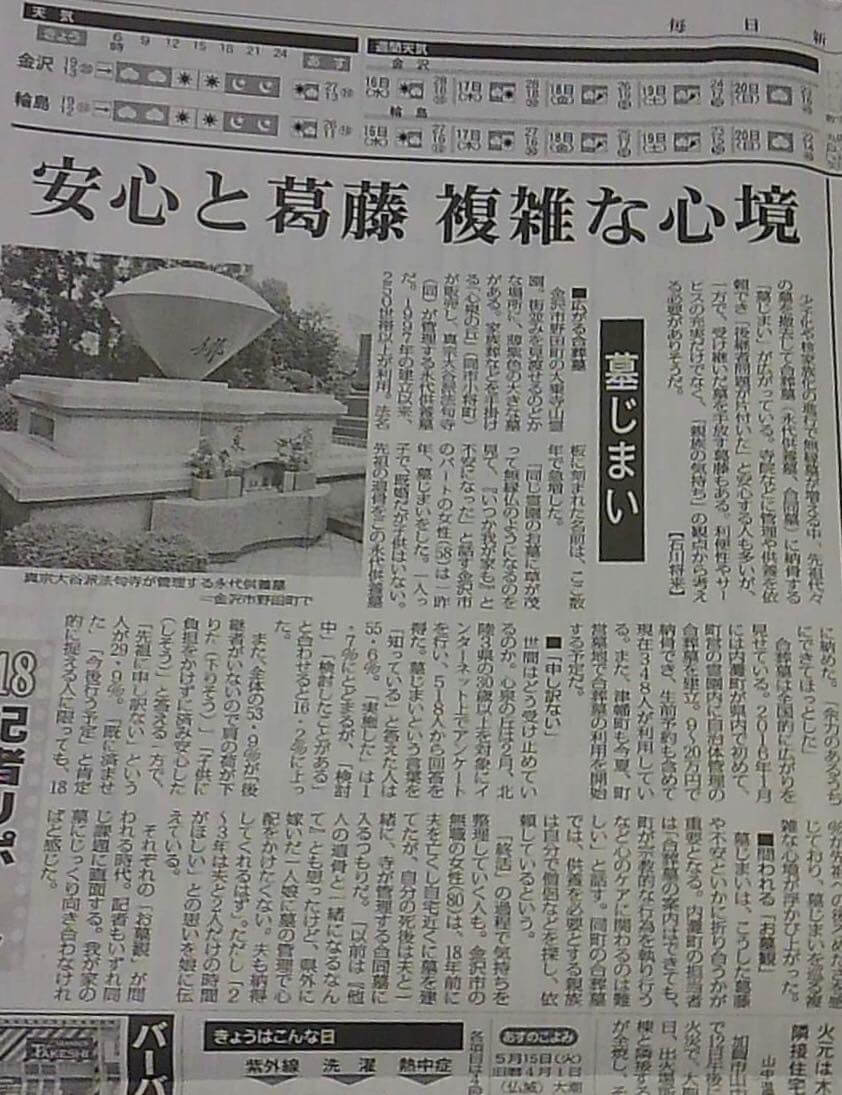 毎日新聞20180514